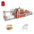 Machine pour la fabrication d'une boîte de restauration rapide jetable en polystyrène / plaque de thermocol / boîte en polystyrène